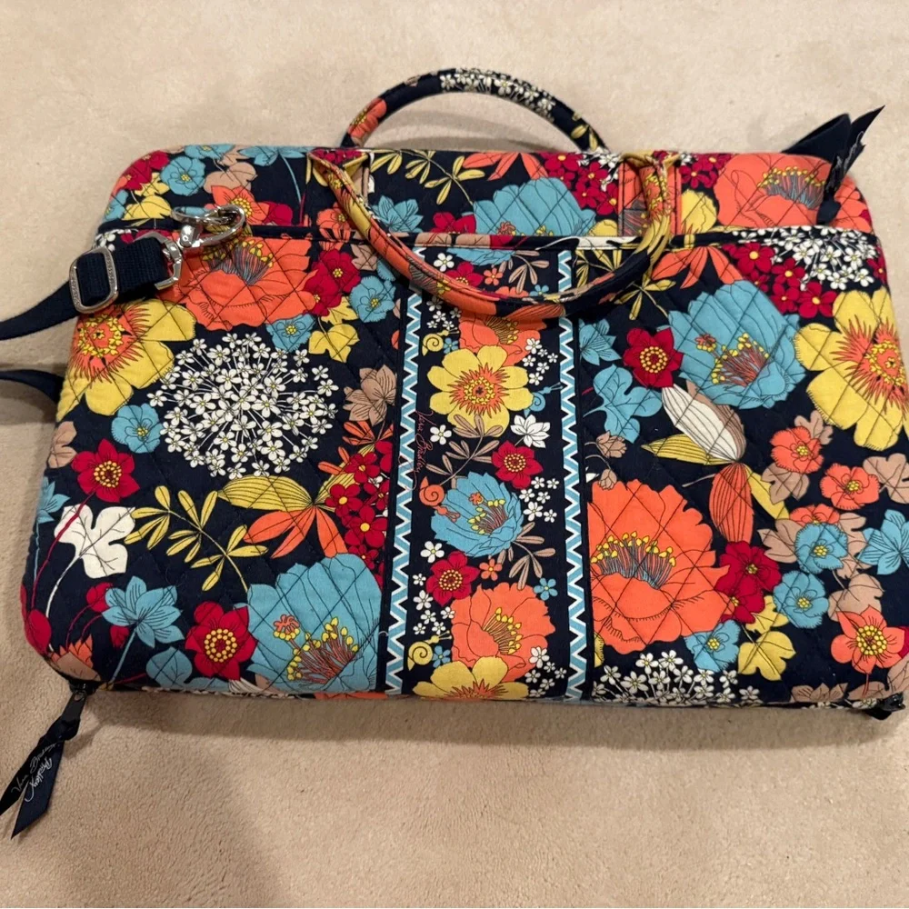Vera Bradley Happy Snails Laptop Bag